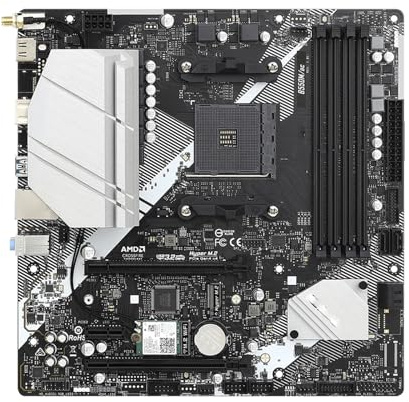 motherboard Fit For ASRock B550M/AC Motherboard Support Ryzen 9 5900X 3900X 7 5800X3D 5 5600X CPU AMD B550 DDR4 HDMI MATX AM4 Mainboard