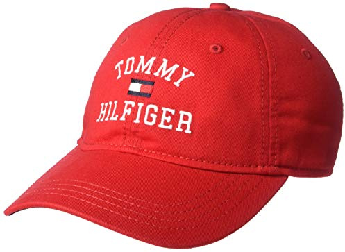 Tommy Hilfiger Men's Tommy Baseball Cap, Apple RED, OS