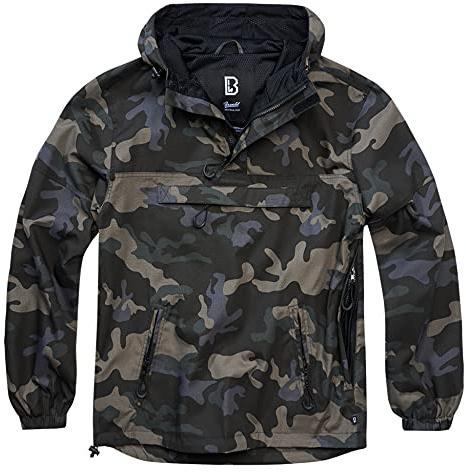 Brandit Summer Windbreaker Ripstop, Darkcamo, 3XL