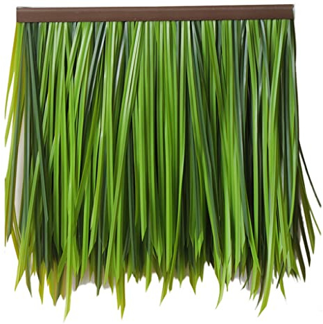YYXDMFY Simulation thatch Tile Plastic thatched Artificial thatch Man-Made Thatched Straw roof Eaves Grass Farmhouse Pavilion roof Decoration Fake Straw Simulation thatch Tile