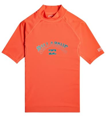 Billabong Arch - Kurzarm-Rashguard für Jungen 8-16 Orange