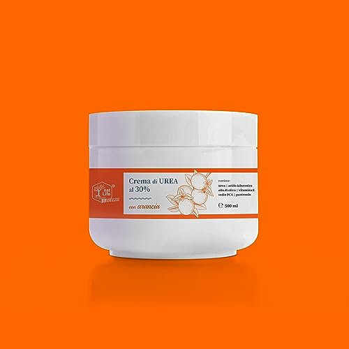 Crema con urea 30% MAXI FORMATO 500 ML per cicatrici eczemi,cheratosi psoriasi eruzioni cutanee. Pelle secca screpolata rimuove cicatrici, ferite Prodotto in Italia