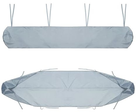 FHQGZT Sac De Protection pour Store Banne, Housse De Protection Anti-poussière pour Auvent De Terrasse Jardin De Auvent Housse De Rangement pour Auvent De Terrasse, Imperméable en Hiver (3m,Grey)