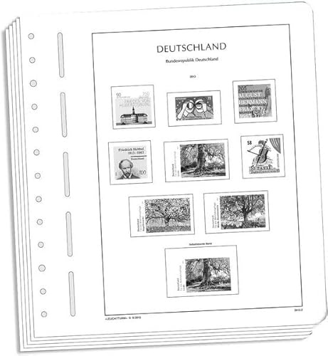 Leuchtturm 373486 SF-Nachtrag Österreich 2024 - Feuilles préimprimées pour album de collection de timbres, avec pochettes de protection SF