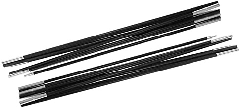 ERYUE Poteaux de Tente en Fibre de Verre Multi-Sections pour Tente Camping, Tiges Support D'auvent Portables et Légères, Pièces Cassées Faciles à Remplacer, Adaptées aux Amateurs D'aventure en Plein