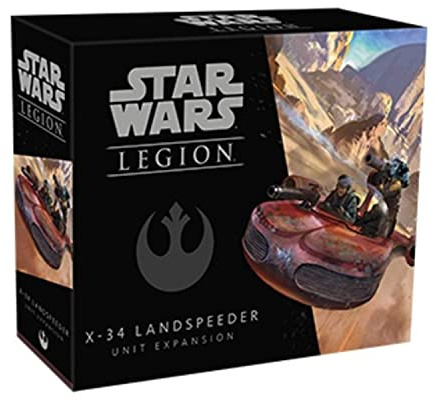 Atomic Mass Games | Star Wars Legion: Rebel Expansions: X-34 Landspeeder Unit | Unit Expansion | Miniatures Game | Ages 14+ | 2 Players | 90 Minutes Playing Time