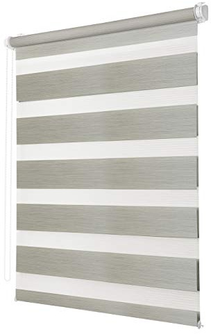 Ventanara® Doppelrollo ohne Bohren Duo Rollo Klemmfix Mint 40 x 150 cm