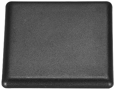 uxcell 6060 EU Standard Profile End Cap, Plastic Square Aluminum Extrusion Plug for Trolley, Fish Tank Rack, Storage Rack, Black 60x60mm 5pcs