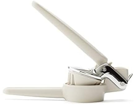 Chef'n FreshForce Hand-Held Slicer, Slices Mushrooms, Strawberries, Kiwis and More, Taupe