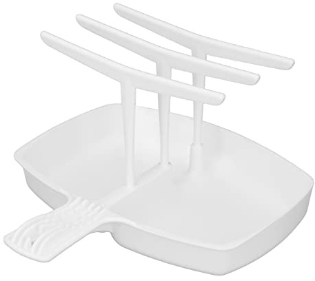 Cocedor de Bacon para Microondas, Bandeja para Tocino de Microondas Resistente al Calor para Cocinar Desayunos Saludables, Haga Tocino Crujiente en Minutos, 18 Piezas Cada Vez