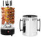 Vertikaler Elektrischer Grill, 1000 W Elektrogrill Schaschlikgrill mit 5 Spieße, Vertikaler Elektrogrill Tischgrill für Spieße, Rotisserie
