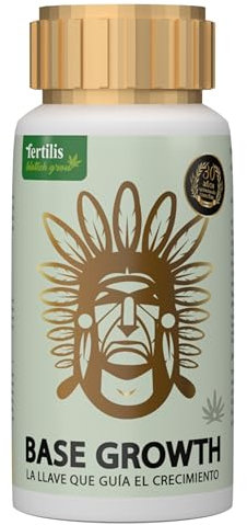 BASE GROWTH – Fertilizante Completo para Crecimiento Vegetativo | Desarrollo Óptimo Minerales Balanceados | Estimula Raíces Fuertes Hojas Grandes | Ideal Plantas Exigentes en Interior y Exterior 500ml