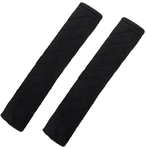 2 Piezas Protector Cinturón Coche 35 cm Niños y Adultos, Almohadillas para Cinturón de Seguridad, Funda Cinturón Coche Suave y Cómoda, Accesorios Coche para Protección de Cuello y Hombros