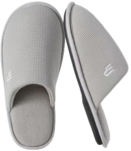 Takeaslip Slippers for Women with Memory Foam,House Slides,LightGrey EU40