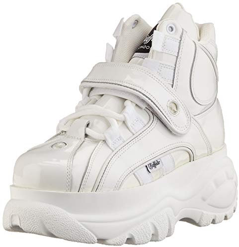 Buffalo London Damen 1348-14 2.0 Sneaker, White, 39 EU