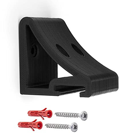 Mobilefox Wand Halterung Spielzeug Pistole Halter Wall Mount Schwarz passend für NERF Blaster