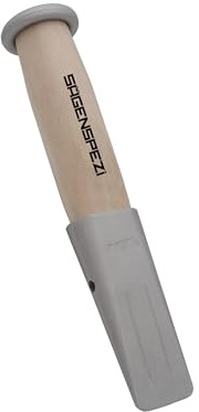 Sägenspezi Cuña para motosierra, cuña ligera, con anillo y inserto de madera, aluminio