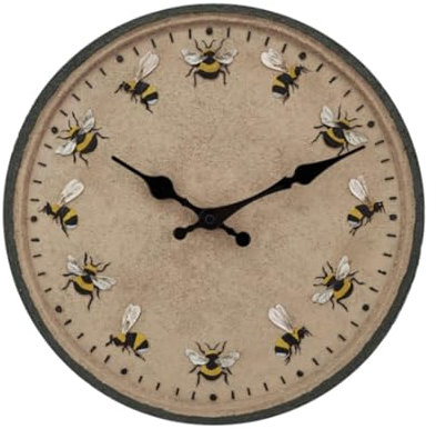 Gartenuhr, wetterfeste Auenuhr, 30 cm, Hngeuhr, wasserdicht, Retro-Antikuhr für Pool, Hof, Restaurant, Büro, Eingang