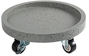 KWMAEEUID Bonsai Pedestal Florero Pedestal Soportes Carrito para Plantas con Carro para Plantas con Ruedas Planta de Interior Base para Maceta Carro Redondo para Plantas Maceta para Flores Agua T