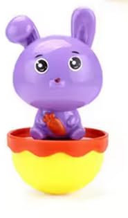 Generisch Baby Stehaufmännchen Hase Spielzeug, Lila, ab 18 Monate, 13 x 6,3 x 9,4 cm