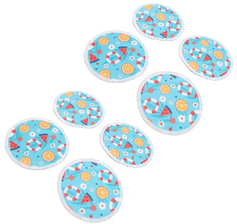 Generic Almohadillas de Lactancia Reutilizables, 12 Cm, Suaves, Absorbentes, a Prueba de Fugas, para Madres que Amamantan, Paquete de 8 (G47)