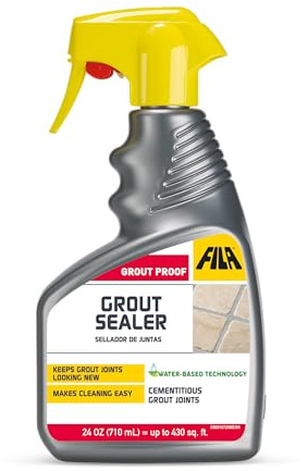 FILA Grout Sealer Spray Filagrout Proof 24 OZ, Grout Sealer for Tile and Stone, Eco-friendly