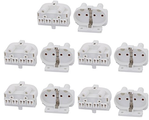 Aexit 10Pcs 2G11-F446 AC 500V 2A H Portalampada per lampada fluorescente con base a fluorescente ID: 124997