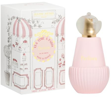 JEANNE ARTHES French Way Of Life Eau de Parfum for Women - Tea Time in Paris - Pavlova - Floral & Fruity - Strawberry & Centifolia Rose - Made in Grasse - Perfume Women - 100ml