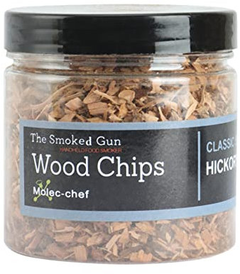 TYREE Set di trucioli di legno per infuso di fumo, legno per fumatori di cibo e fumatori di cocktail (legno di Hickory)