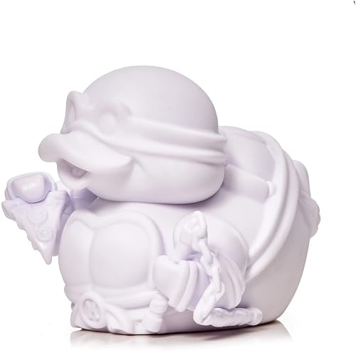 TUBBZ DIY Edition Paint Your Own TMNT Michelangelo Collectible Vinyl Rubber Duck Figure - Official Teenage Mutant Ninja Turtles Merchandise - Childrens Activity Comic Book, TV, Film & Movies