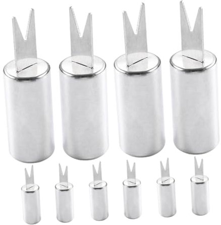 SHOWERORO 10 Pezzi Forchetta Per Mais Barbecue Trattare i Bastoncini Porta Spiedini Per Barbecue Porta Mais Spiedini Di Metallo Per Porta Pannocchie Di Mais Acciaio Inossidabile Silver