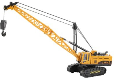 F Fityle Kran-LKW, Baufahrzeug, Spielzeug, Spielzeug-LKW im Maßstab 1:55, Robustes Mini-Auto, technisches Auto für Kleinkinder im Alter von 3 bis 4 Jahren