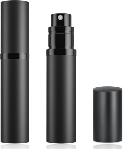 UYGTHI C2 Pcs Perfume Atomiser, Refillable Atomiser Spray Bottle, Mini Travel Perfume Bottle Leaking Proof Luxurious Women and Men Outdoor Traveling 5ml Pocket Size