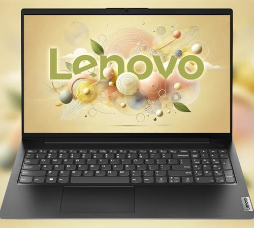 Lenovo Notebook aziendale V15 | FHD da 15,6 pollici (1920 x 1080) | Processore Intel 4-core | Grafica Intel UHD | 16 GB RAM | SSD da 512 GB | Ethernet RJ-45 | Durata militare | Windows 11 Pro