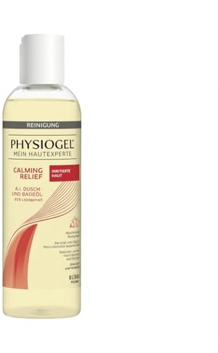 PHYSIOGEL Calming Relief A.I. Dusch- und Badeöl – Beruhigende Reinigung & Pflege bei Neurodermitis, trockener, irritierter und juckender Haut, 400 ml