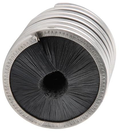 OVAQUIXI Cepillo de Limpieza de Cuerda para Escalada en Roca Al Aire, Herramienta Ligera de Acero Inoxidable para Montañismo y Espeleología, Diámetro de 8-13mm