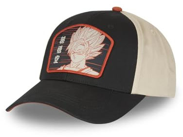 FREEGUN Herren FG/DBZ/1/CB/GOK Baseball Cap, Beige/Orange/Noir, Einheitsgröße