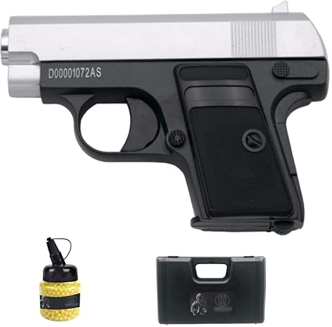 Galaxy G9 Bicolor (Ressort) | Pistolet Airsoft Calibre 6 mm + Mallette + munitions balles PVC [Puissance : 0,37 JULIOS]