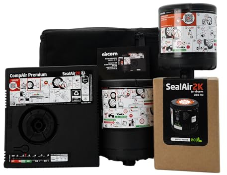 SealAir2K Aircom Tire Mobility Kit with Spare Bottle 350 ml