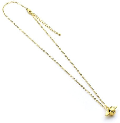 Harry Potter Golden Snitch Gold Tone Necklace