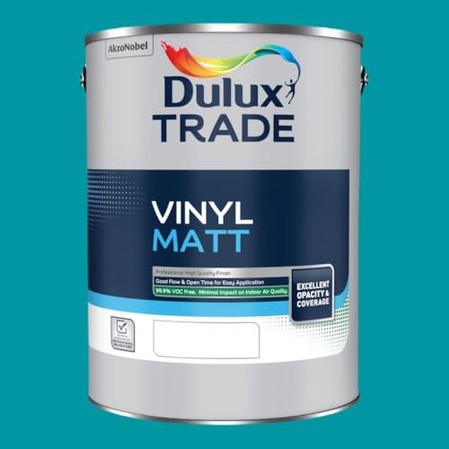 DULUX TRADE VINYL MATT TEAL TOUCH 5L