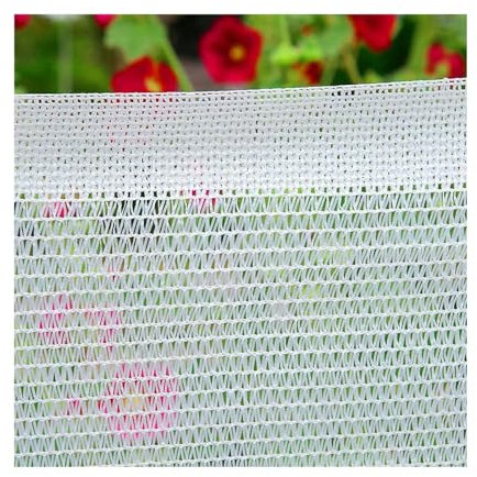 Rete Ombreggiante Bianca 40% per Piante, Copertura per Piscina, Rete Parasole per Serre, Tessuto Ombreggiante Resistente 2x2.0m 3x4.0m 4x6.0m 6x8.0m 8x10m Bordi Rinforzati(1.5x2.0 m)