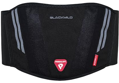 BLACKWILD Nierengurt Motorrad mit Primaloft® | Rückenstützgurt für Motorradfahren, Fitness & Outdoor – Wärmend, Atmungsaktiv & Verstellbar | Nierengurt Motorrad Herren und Damen (M)
