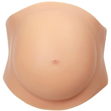 Pregnancy Belly Silikon - Praktiska skämtrekvisita | Prank Silikon Gravid Bellys för Party Home Roll Play Cosplay Stage Performance Filming Aprils Day And Others