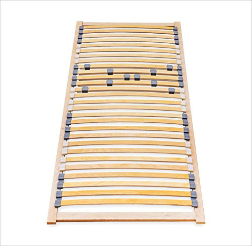 ECOFORM Sommier à lattes avec réglage de la dureté 80 x 200, 90 x 200, 100 x 200 cm – du fabricant (90 x 200 cm)