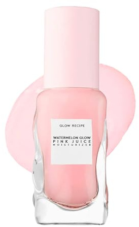 Glow Recipe Watermelon Glow Pink Juice Moisturizer Mini - Lightweight + Oil-Free Gel for Face with Hyaluronic Acid + Watermelon Extract - Cruelty-Free + Vegan Skincare (25ml / .85 fl oz)