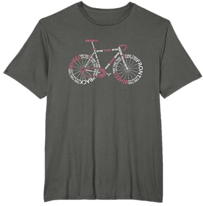 Bicicleta Anatomía Rosa Ciclista Bicicleta Componentes Camiseta