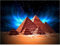 YSCOLOR Diamant Painting 5D DIY Diamant Malerei Pyramide von Ägypten Voller Rundbohrer Mosaik Diamant Stickerei Display Himmelsansicht Kreuzstich 30X40cm