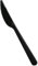 Inoverse 100 Stück Mehrweg Plastikmesser, Reusable Plastikbesteck, Mehrweg Plastik Messer, Premium Grillbesteck, Kunststoff Reisebesteck, Wiederverwendbar Party Besteck, Party Set Geschirr, Schwarz