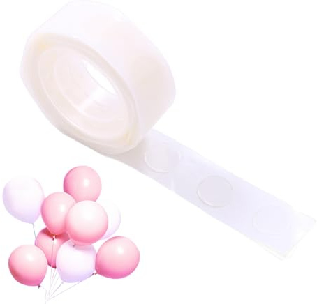 Tioheam Points Collants, Mastic pour Affiche - Ruban adhésif à Points adhésifs pour Ballons - Points adhésifs Transparents sans Trace pour décorations, peintures, Photos, Ballons